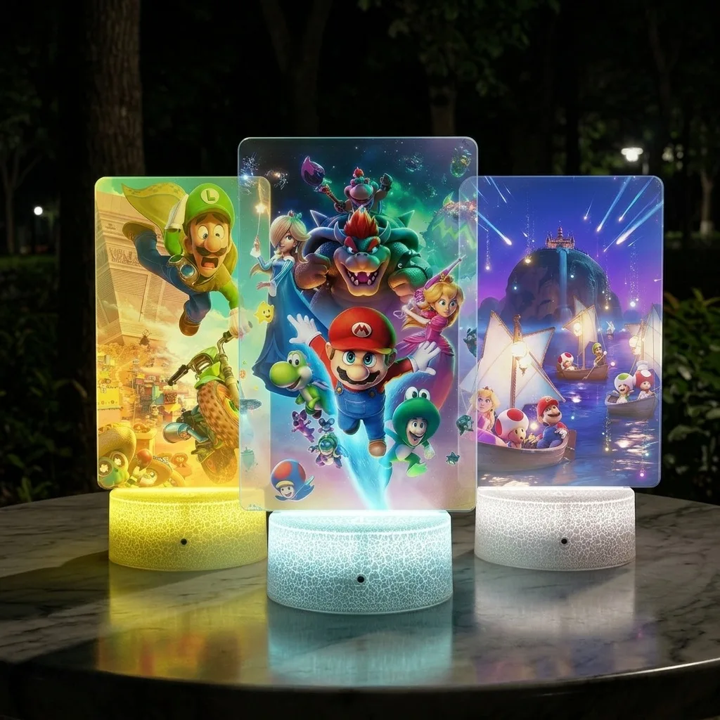 

Super Mario Night Light Cute Cartoon Personalized Fashion Creative Indoor Decorative Table Lamp Birthday Gift for Boys and Girls