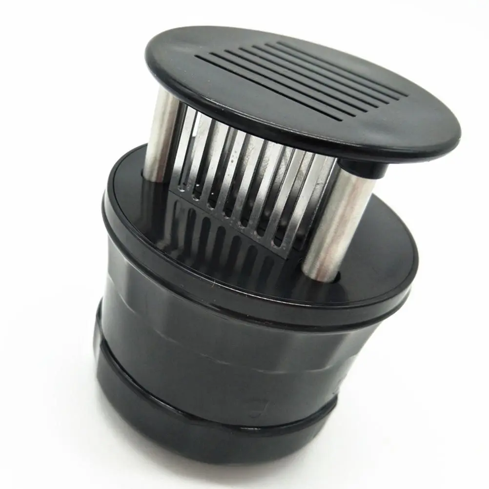 

Ультра-игольчатый тендерайзер для мяса с лезвиями из нержавеющей стали для твердых кусков мяса, обеспечивающий сочность и насыщенный вкус. Кухонный инструмент для приготовления пищи.