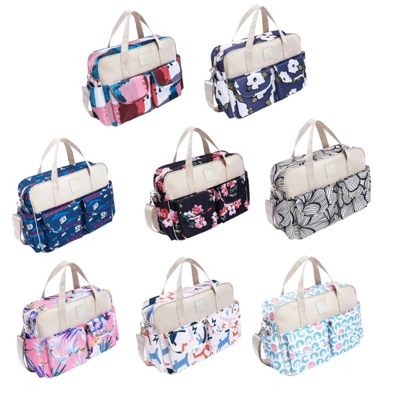 multifunctional Baby Gear Bag Bag Adjustable Straps Nursery Organizes Large Capacity