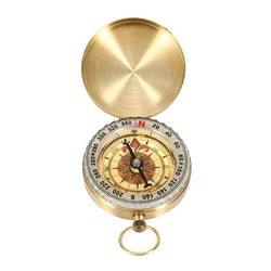 YCYS!Easy Classic Metal Brass Pocket Watch Style Camping Compass Outdoor Tools