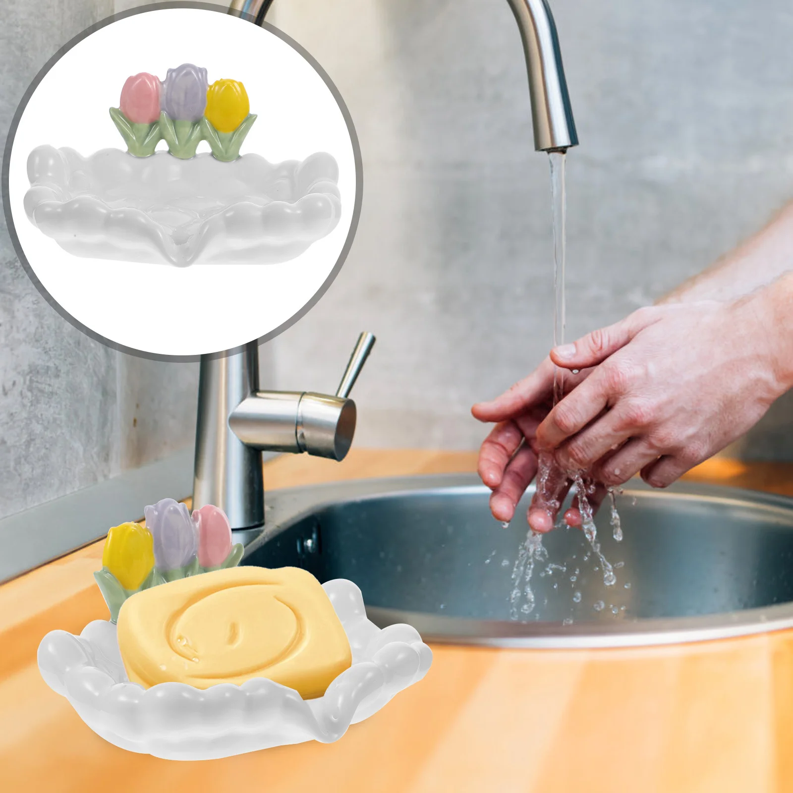 

Мыльница для ванной комнаты, держатель для слива, поднос, пьедестал для душа, самоосушивающийся