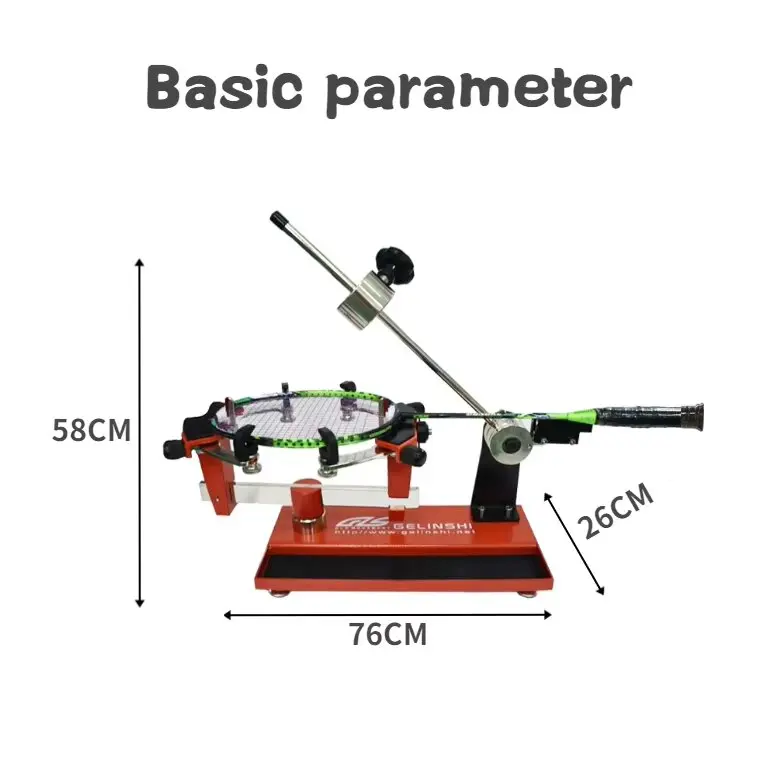 Professional Drop Weight Badminton Racket Stringing Machine with Free Tool Set LB