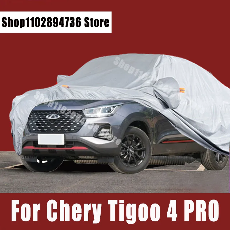 Cubiertas completas para coche chery Tigoo4 PRO, protección solar uv para exteriores, polvo, lluvia, nieve, cubierta protectora automática