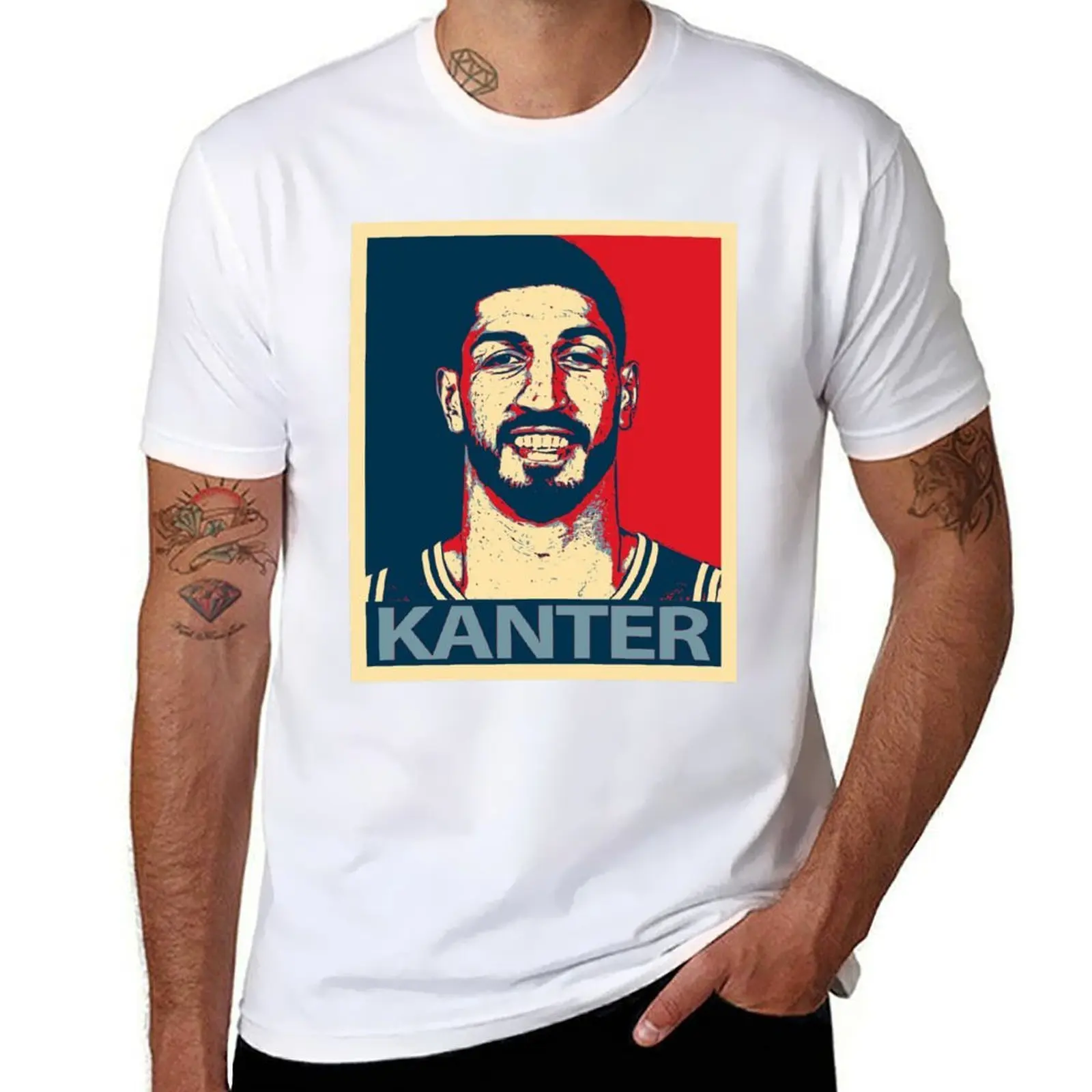 

Enes Kanter T-Shirt t shirts cotton 100% t shirt men 100% cotton luxury brand T-Shirt