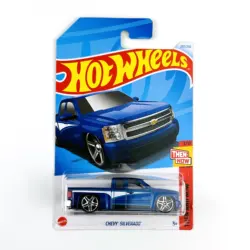 2024-207 Hot Wheels Cars SILVERADO 1/64 Metal Diecast Model Collection Toy Vehicles