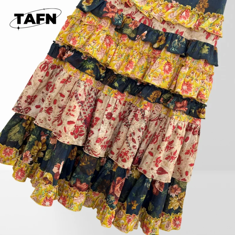 Wygodna, codzienna spódnica maxi z elastycznym pasem – na relaksowane dni Modna spódnica ze sztucznej skóry – modna i trwała AF2647