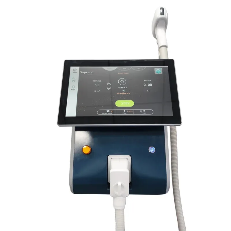 

808 нм машина для удаления волос для лазерной перманентной эпиляции тела, система быстрого охлаждения