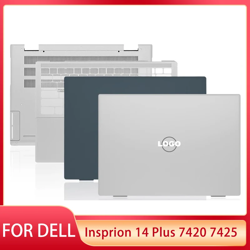 

NEW For Dell Inspiron 14 Plus 7420 7425 Laptop LCD Back Cover Palmrest Bottom Base Top Cover Housing