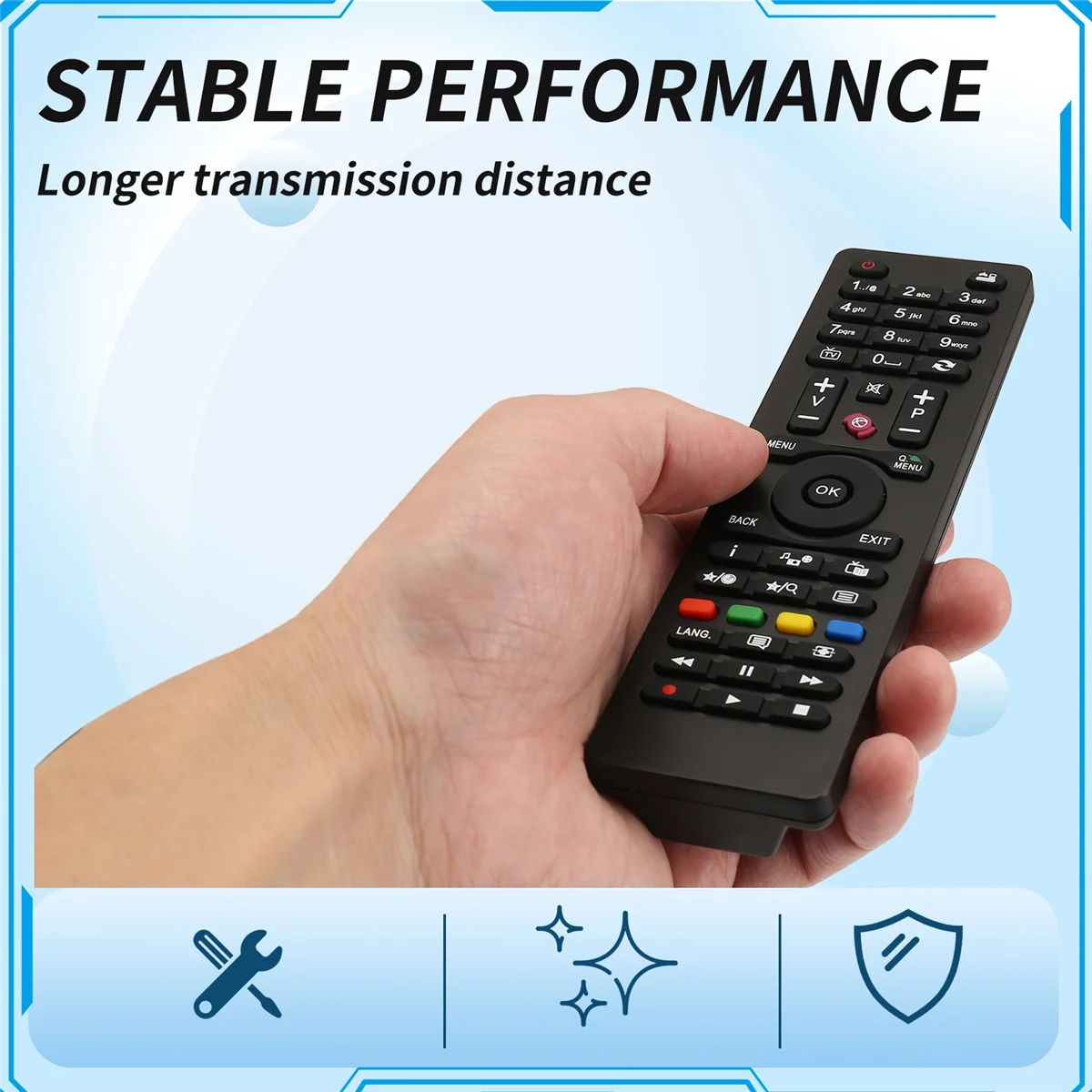 

(Limited Offer)Replacement Remote Control for TV RC4875/RC4870 No Setup Required