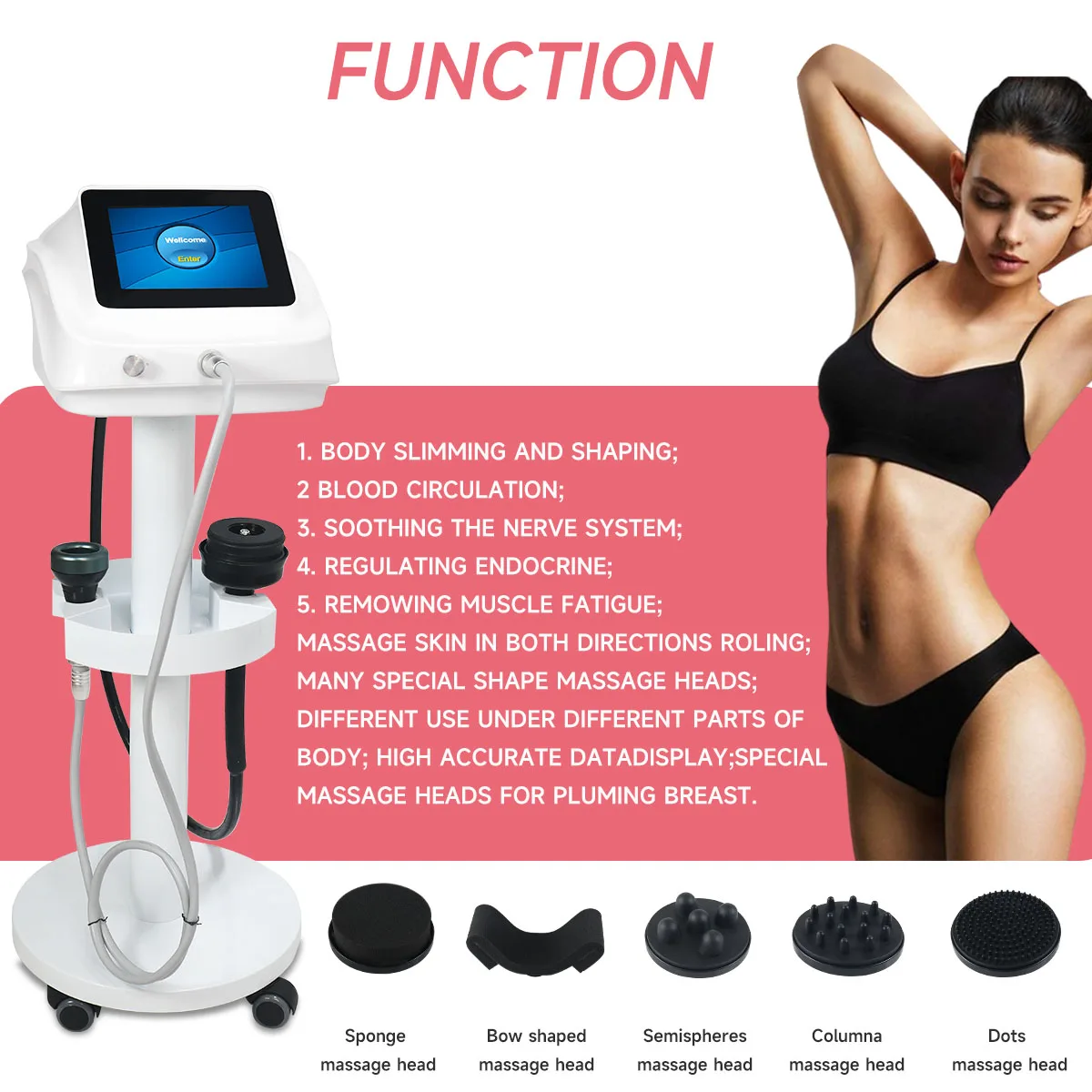 New Turbo G8 Vibration Body Massage Slimming Machine Weight Loss Fat Reduce G8 Body Shaping Equipment Vacuum Cupping Massager