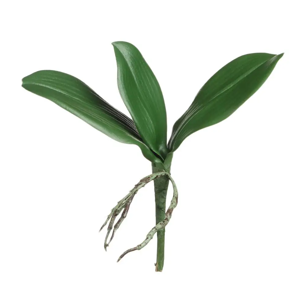 محاكاة أوراق فالاينوبسيس ، نباتات صناعية ، عشب بلاستيكي ، زهور ، أوركيد ، زفاف ، مهرجان ، ديكور منزلي ، ربيع ، 1 روض