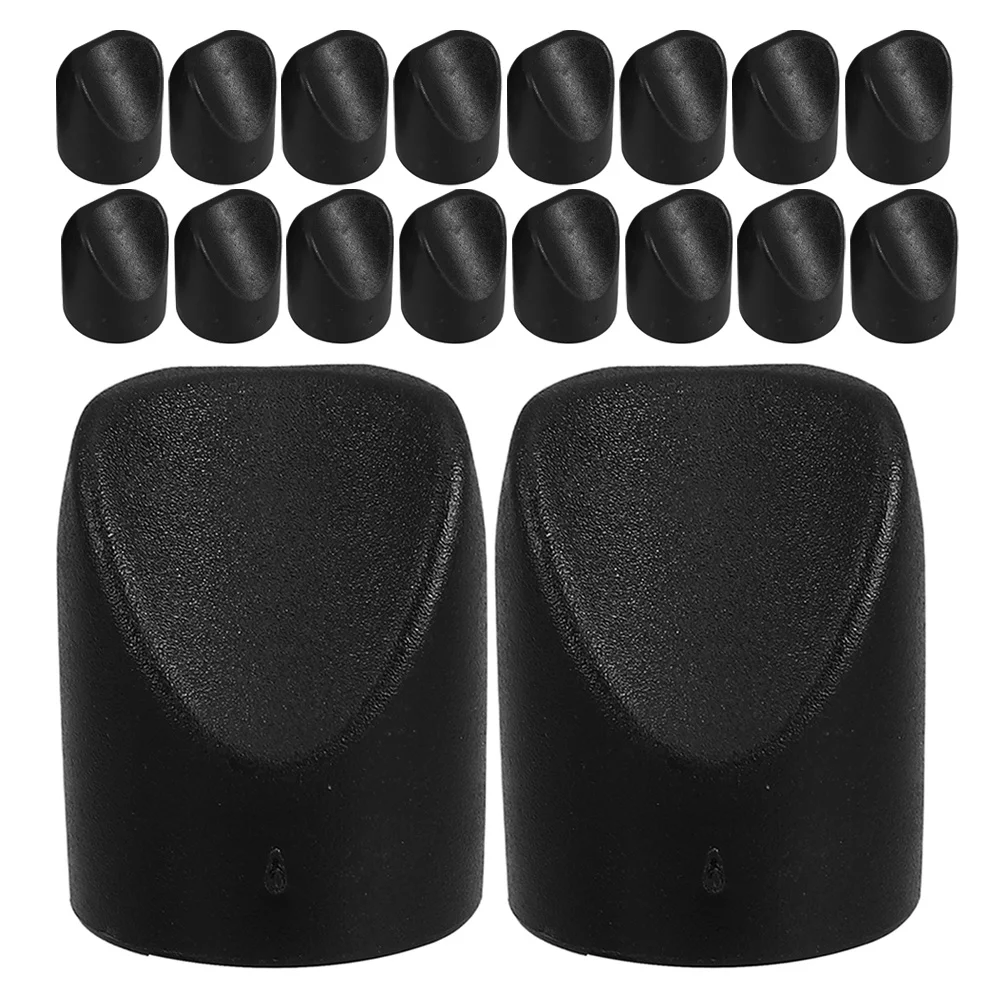 Tappi per gambe per sedie pieghevoli da 50 pezzi Tappi terminali per stabilizzatori in plastica resistente a forma di V Protezioni di ricambio non marmorizzate per imbottitura