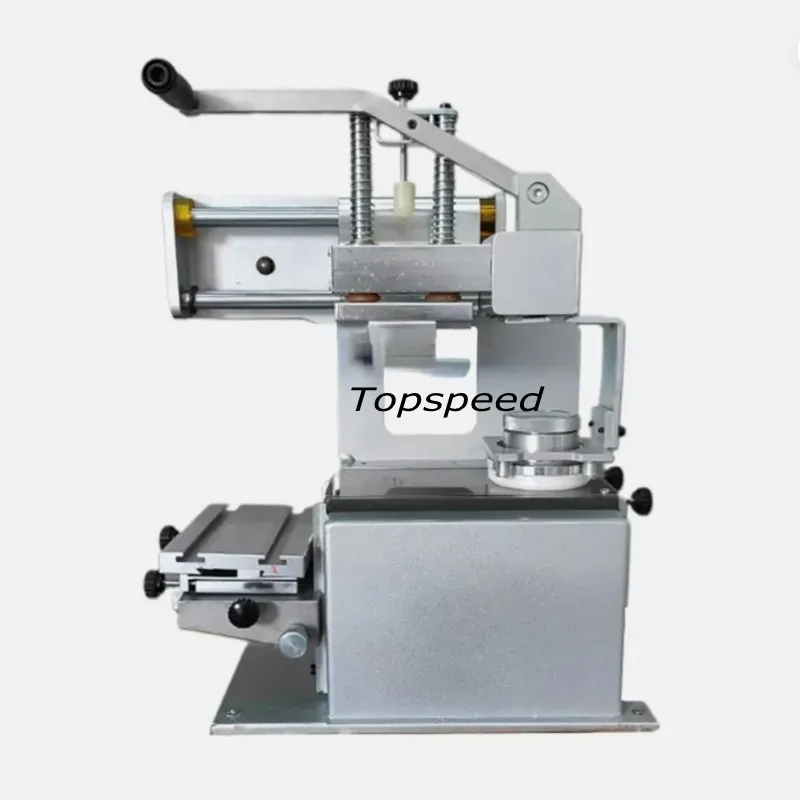 Manual Sealed Ink Cup Pad Printing Machine Single Color with 2 Rubber Pads One Cliche Plate