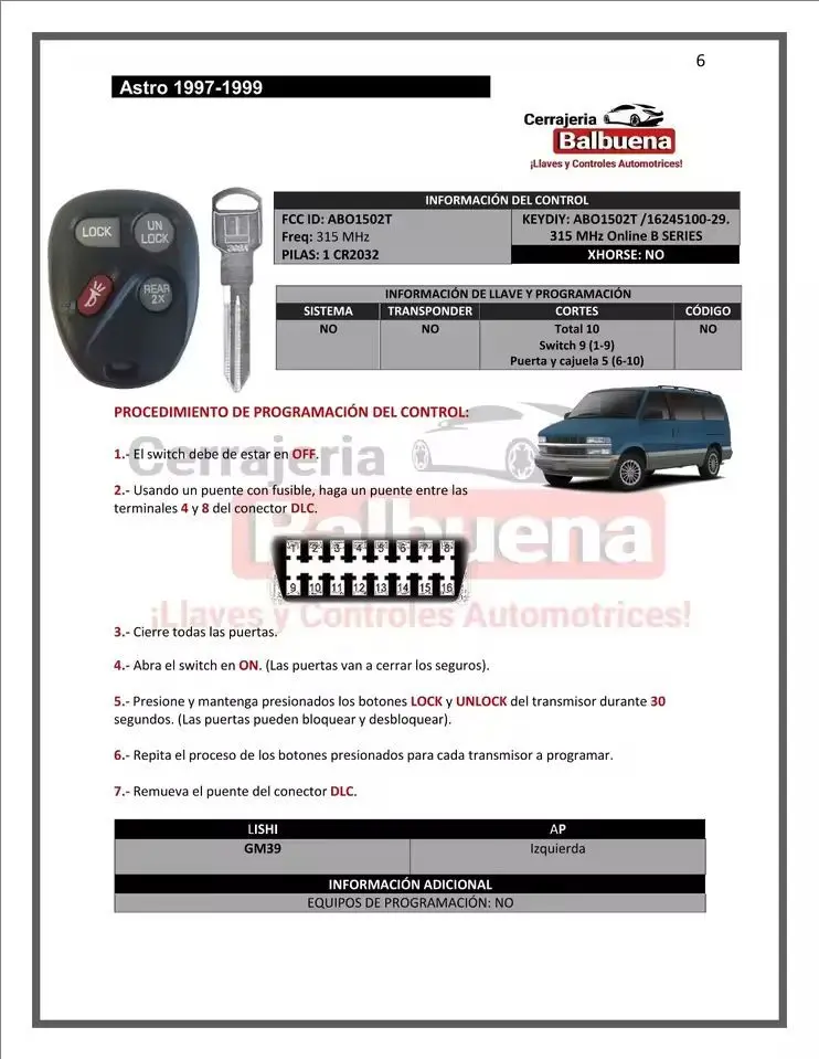 Balbuena 2023 Car Software Excellent Manual For Locksmiths The Book Of Keys And Control Spanish Ei Libro De Llaves Y Controles