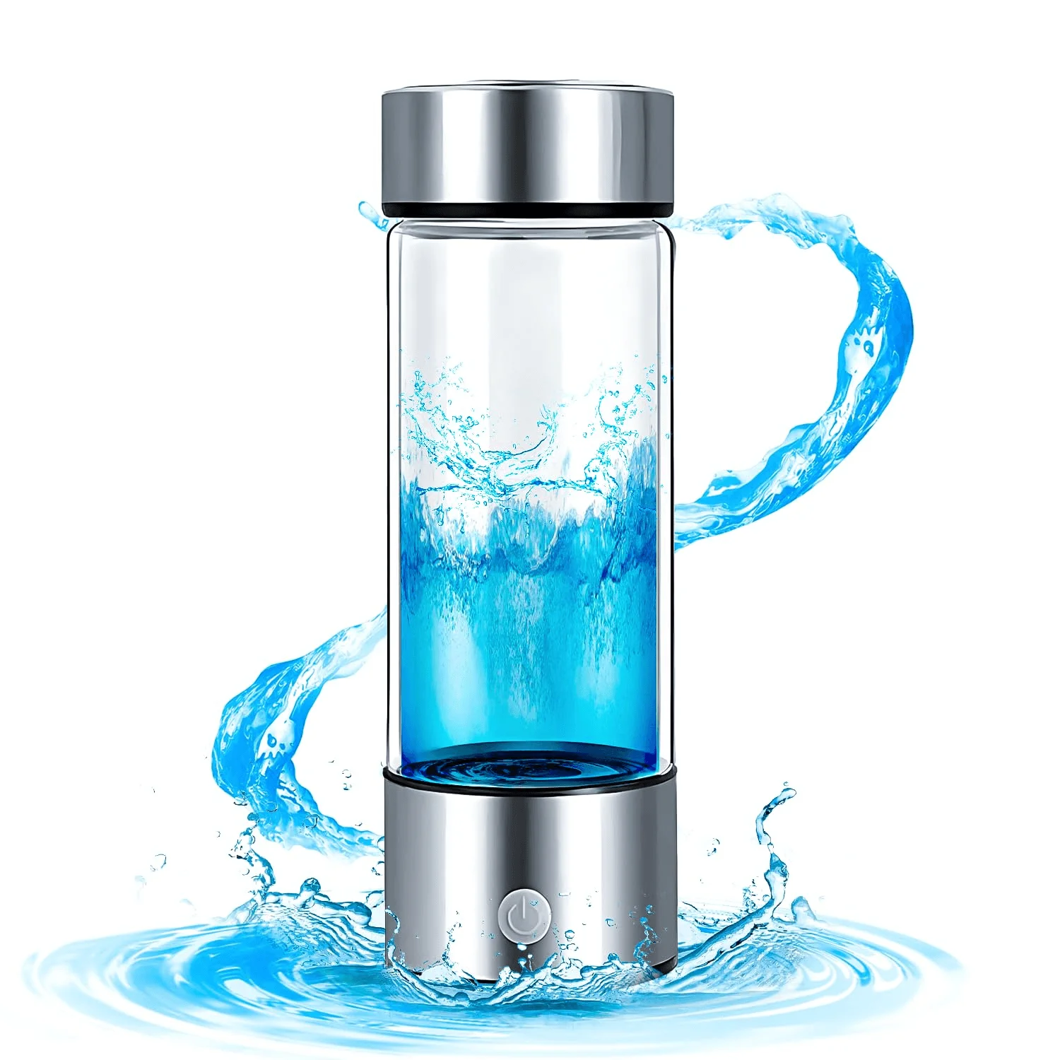 

Hydrogen Water Bottle Portable Rechargeable Hydrogen Water Bottle Generator with SPE and PEM Technology HYDROGEN WATER