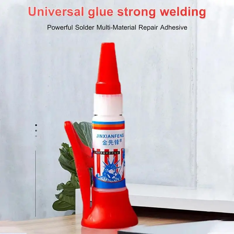 50ml Universal Welding High Strength Oily Glue Super Adhesive Glue Strong Glue Plastic Wood Ceramics Metal Soldering Agent Tool