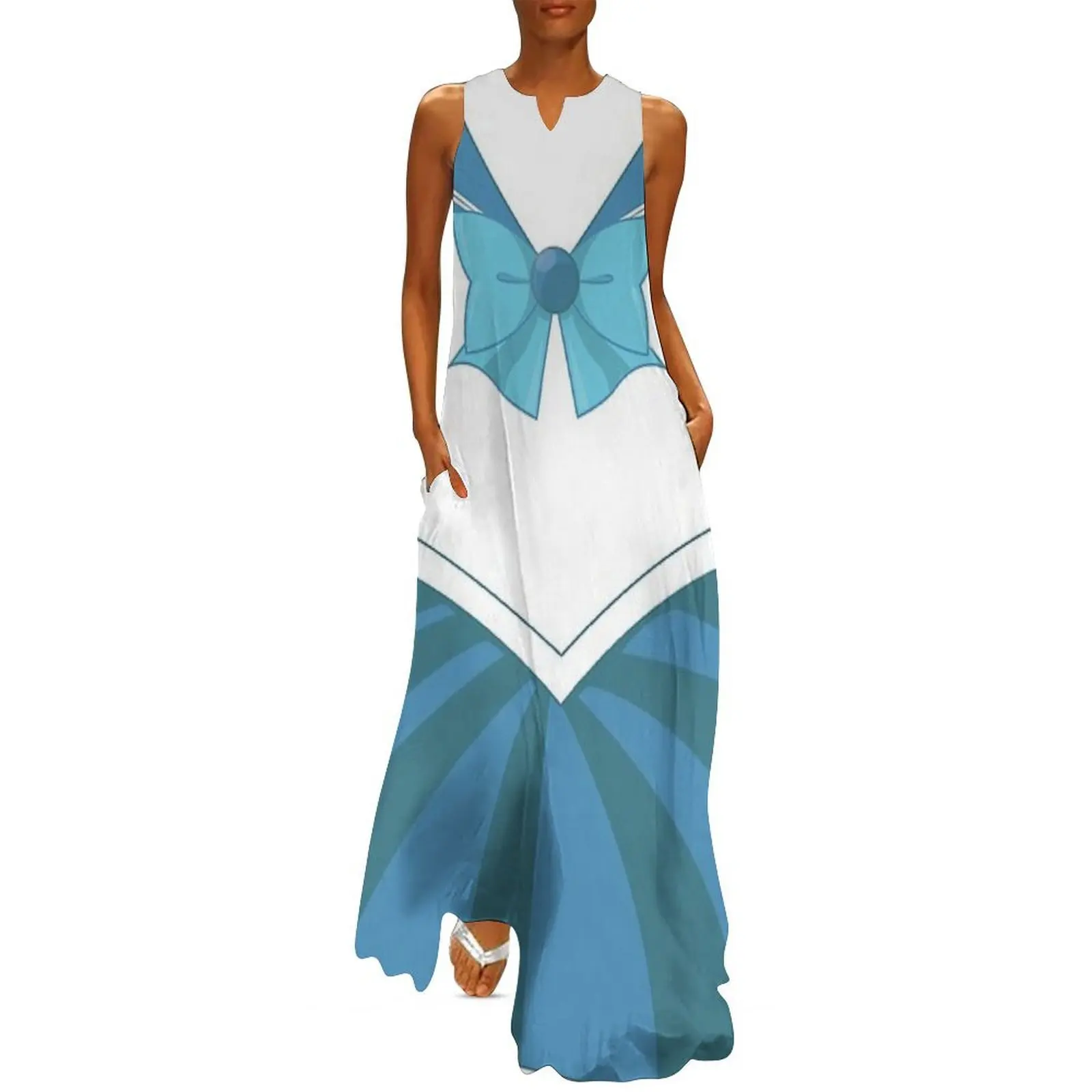 

Sailor Mercury Long Dress dress party night sexy dress summer woman 2025 women's evening dresses 2025
