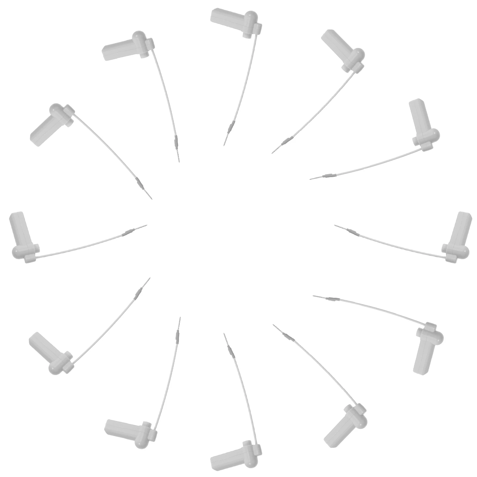 

20pcs Anti Theft Tags for Clothes Shoes Hats Hard Security Retail Locks Reusable ABS Material Prevention Clothing Store