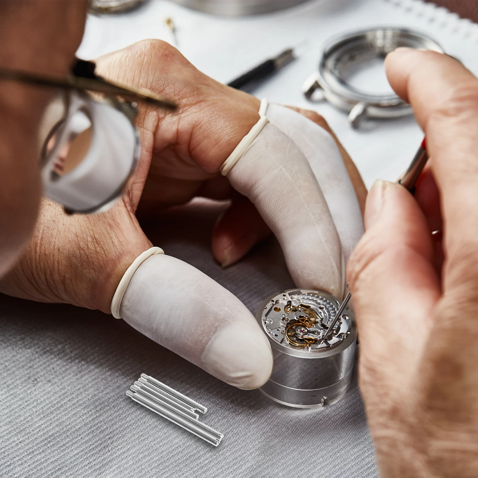 10pcs Screw Link Pins Strap Repair Tool Kit For Band Spring Watch Band Replacement Pins Bars Replacement Watch Accessories