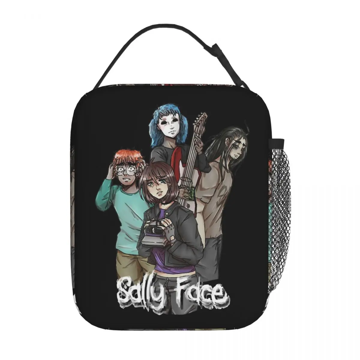 Insulated Lunch Box Team Sally Face Horror Games Merch Food Box Causal Cooler Thermal Bento Box For School