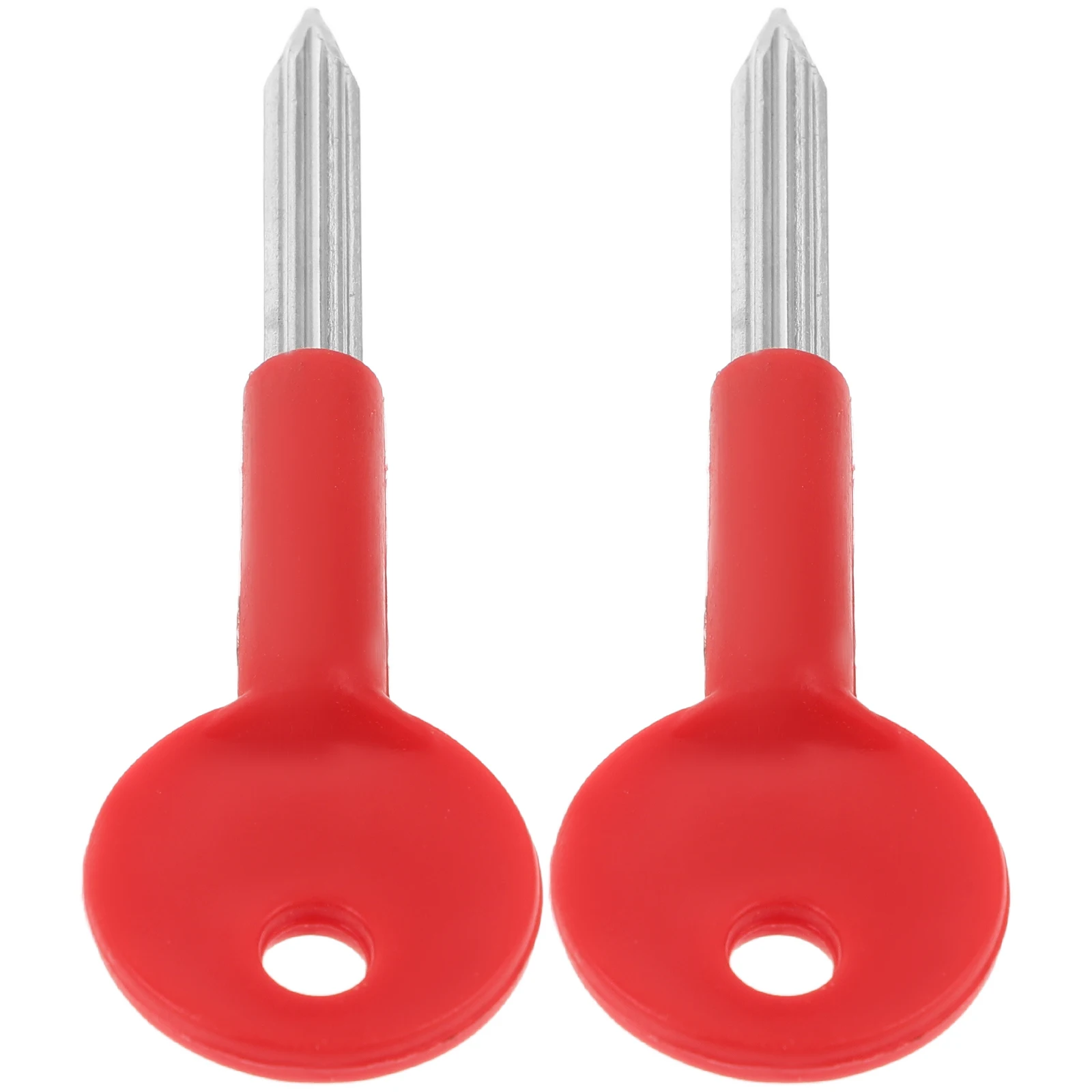 

2pcs Key Red Plastic Deadbolt for Door Security Fire-proof Replacement Cylinder Commercial Door Keys Hardware