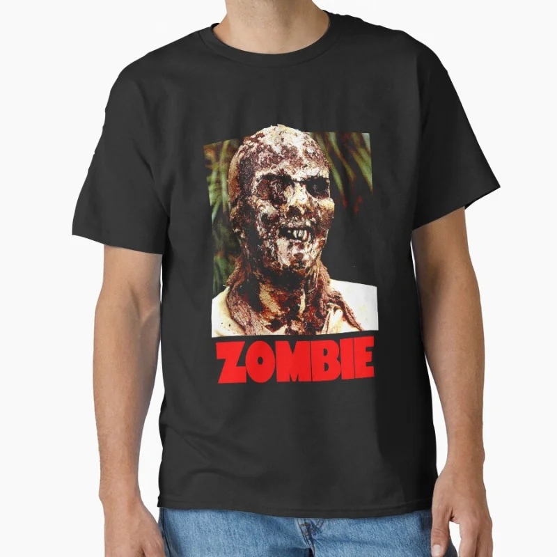 

Zombie of the Walking Dead Lucio Fulci Italian horror movies scary halloween gift T-shirt for fans Large size Tops S-6xl