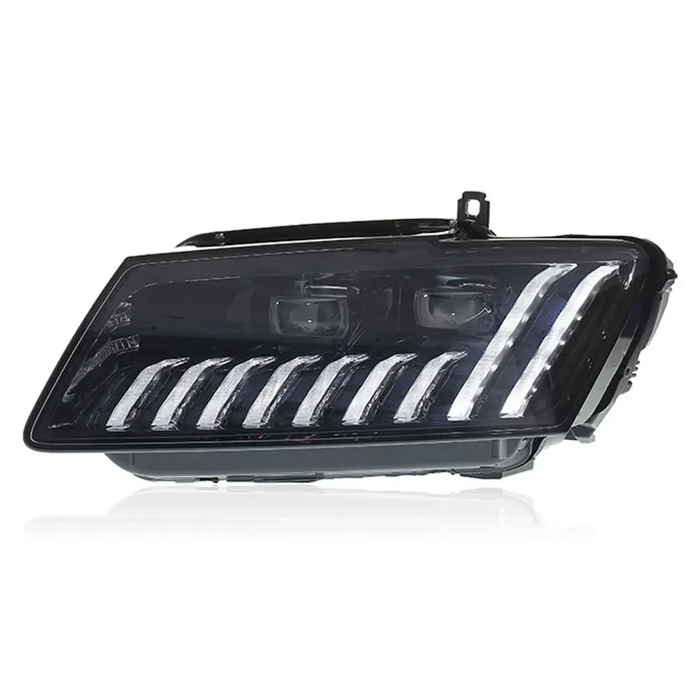 Auto Led Scheinwerfer Montage Für Audi Q5 2008-2018 Zubehör Front Lichter LED DRL Moving Blinker Scheinwerfer Stecker und Spielen