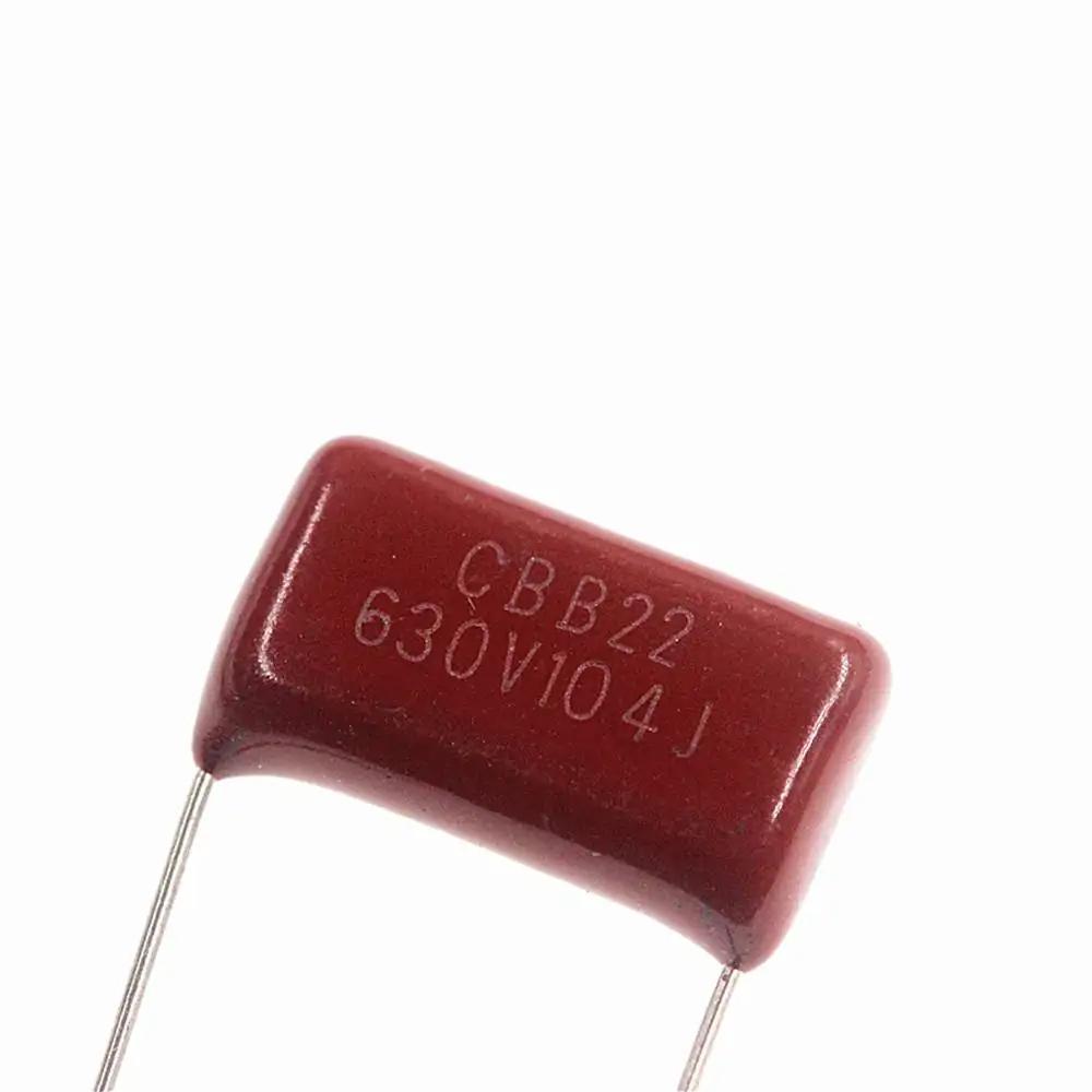 5pcs CBB22 100nF 630V 104J630V 630V104J 5% P15 Metallized Polypropylene Film Capacitor