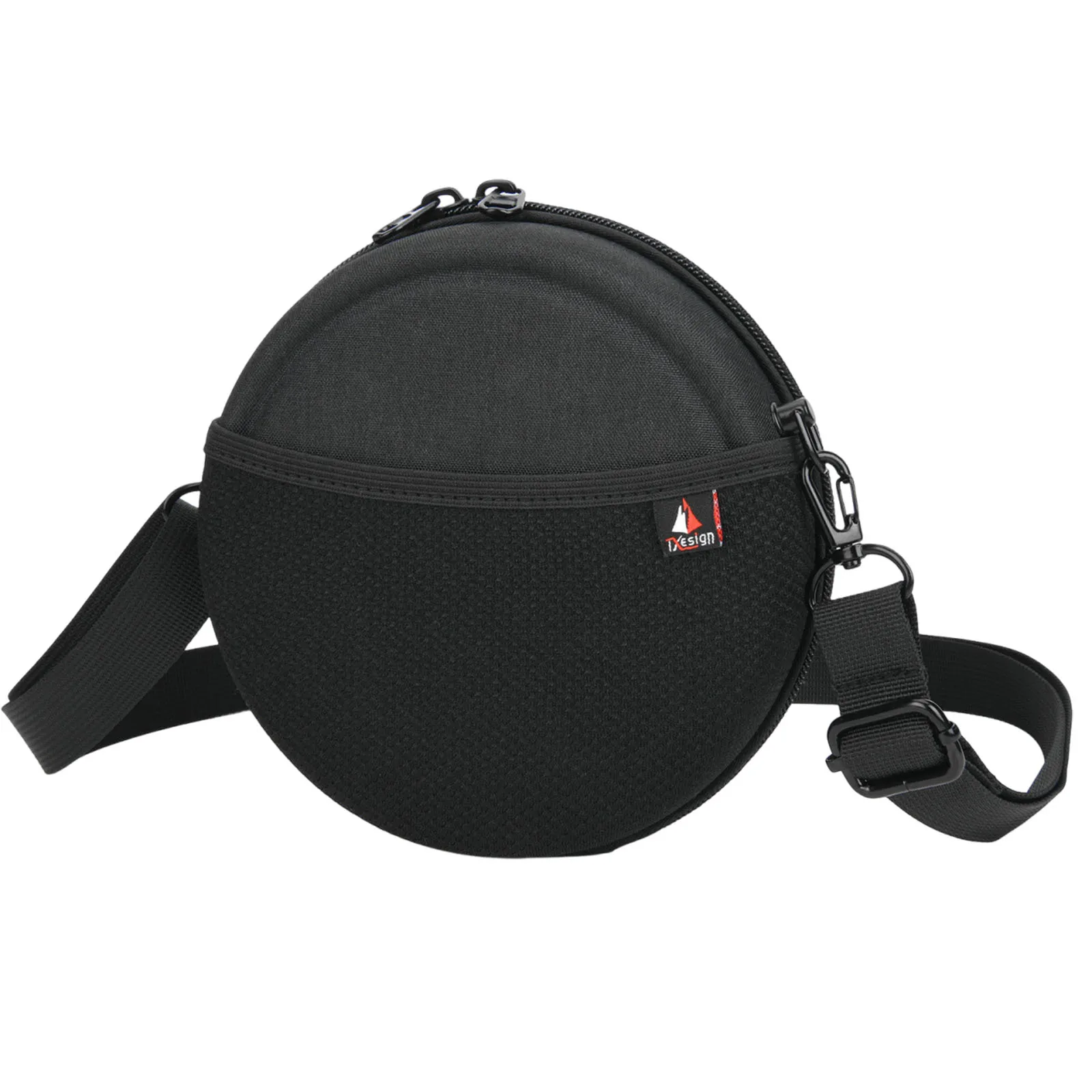 Portable CD Player Bag for 6 Inch CD Player Cable Accessories Travel Storage Case with Adjustable Strap with Net