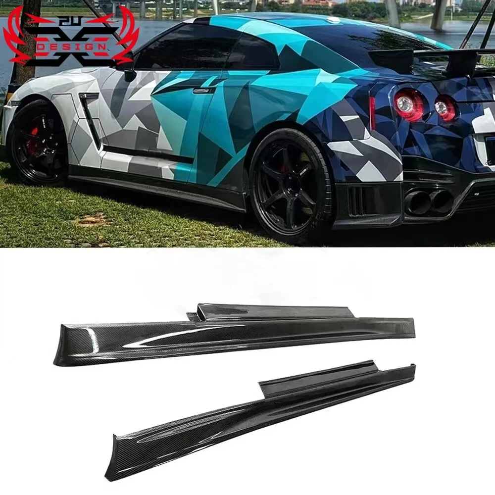 

Carbon Fiber N Style Side Skirts Fit For Nissan GTR R35 2009-2017 body kit