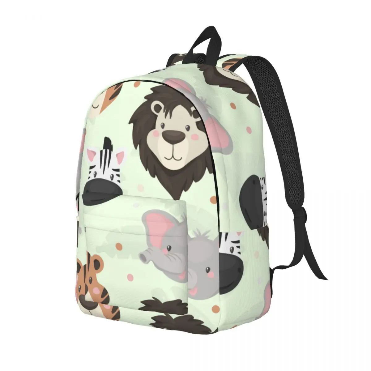 Sac à dos pour étudiant, cartable, animal sauvage mignon, safari africain initié, sac pour ordinateur portable, sac d'école