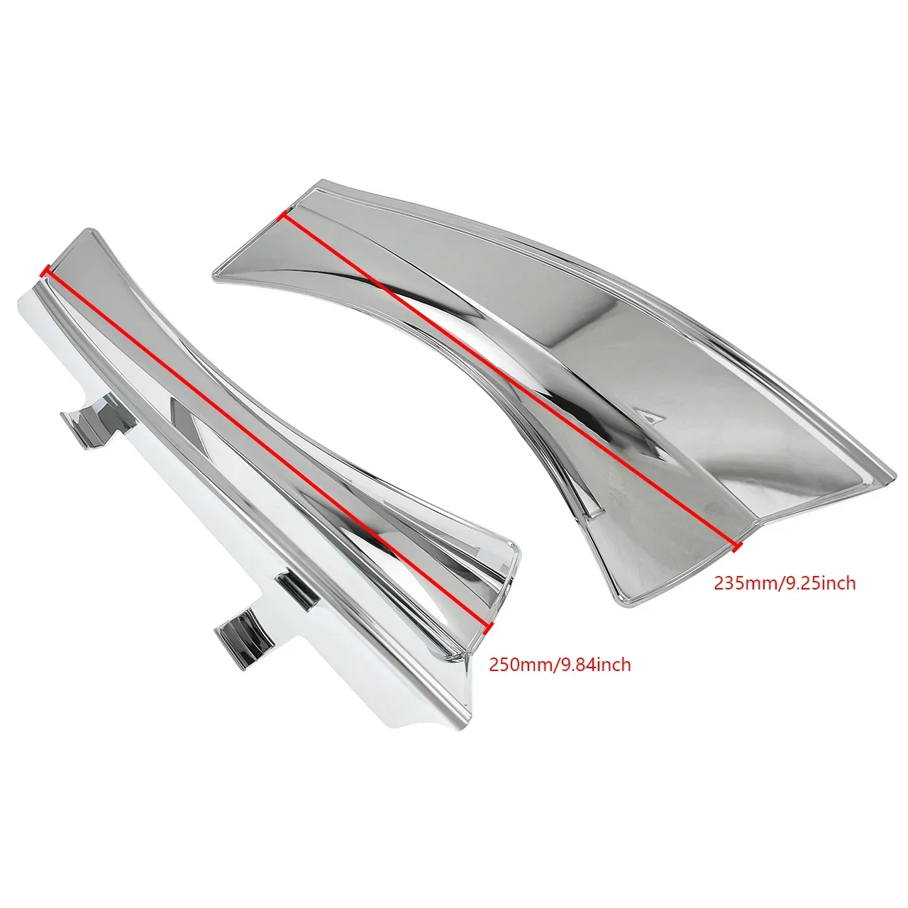 Motorcycle Chrome Mid-Frame Heat Shield Trim Cover Air Deflector For Victory Hard-Ball Cross CountryTour Magnum Roads 2010-2016