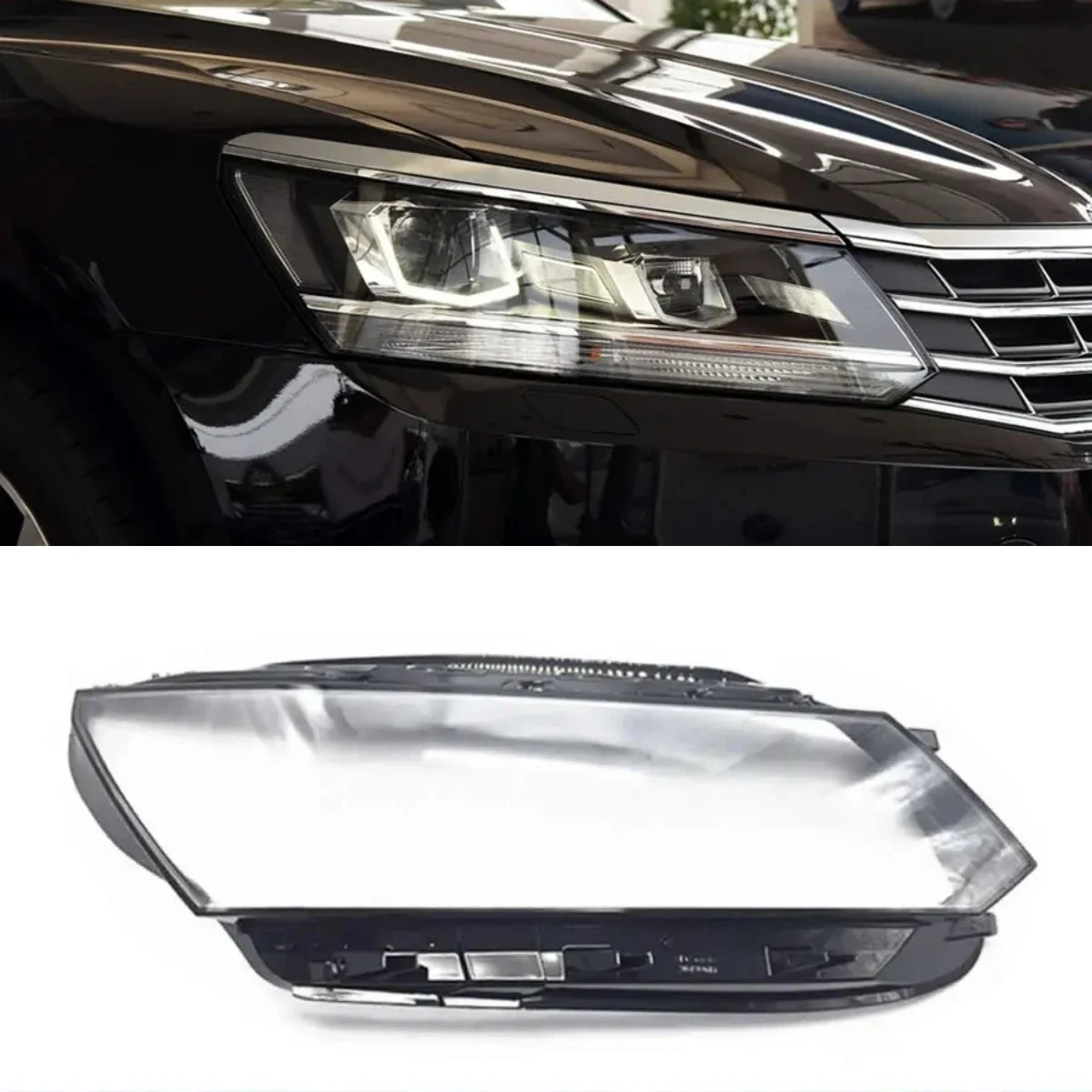 

For Volkswagen VW Passat Headlamp Cover Transparent Lampshade Headlight Shell Plexiglass Auto Replacement Parts 2016 2017 2018