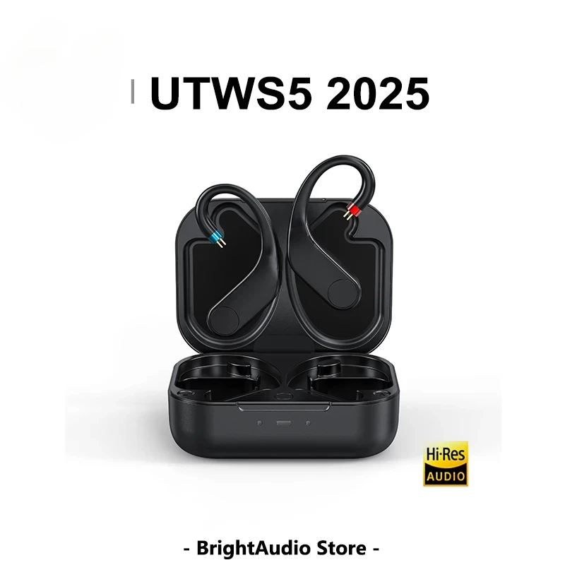 FO UTWS5 2025 True Wireless Bluetooth Earbuds Hook Headphone Amp for Detachable Earphone Hi-Res Audio LDAC MMCX/0.78mm