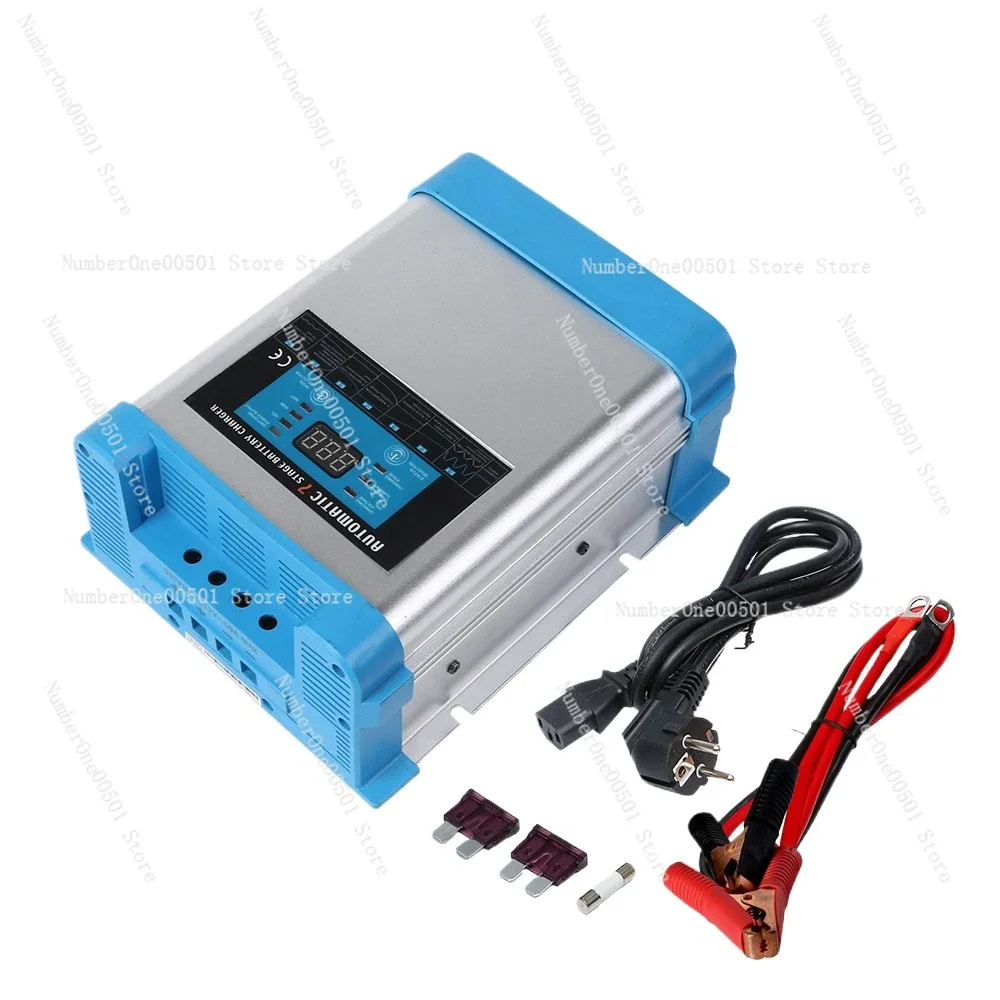 Charger 12V24V10A-60A Mobile Power Supply Intelligent Charger RV Motorcycle Car