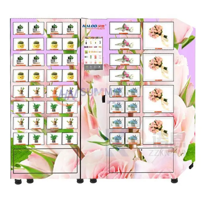 Refrigerator Locker Cabinet Flower Vending Machine and Plants Vending Machine