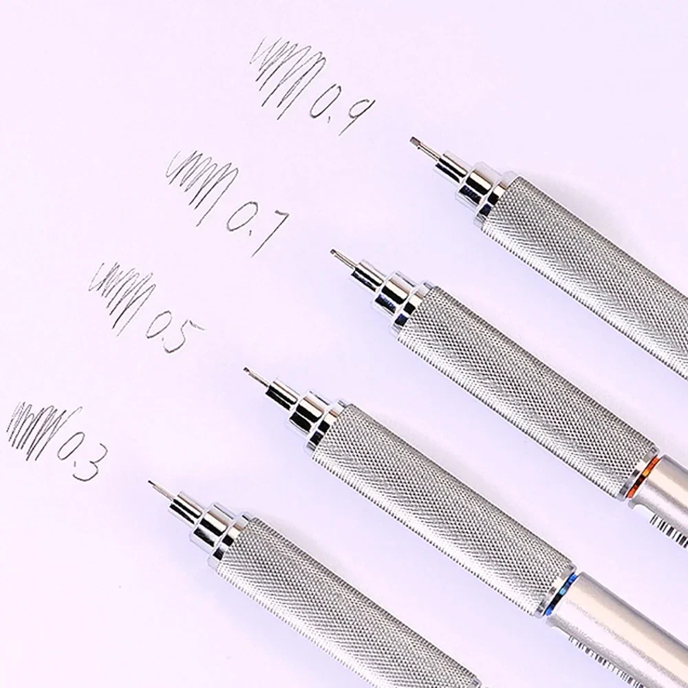 Japan Uni SHIFT Mechanical Pencil M5-1010 Metal Rod Low Center of Gravity 0.3/0.5/0.7/0.9mm Professional Drawing Art Stationery