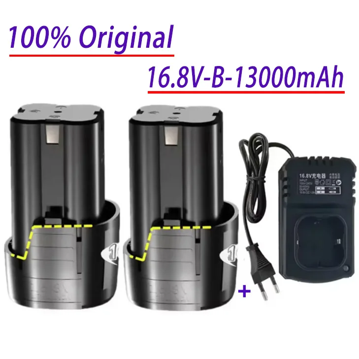 

Large Capacity 16.8V Rechargeable Lithium Battery for Electric Drill Electric Screwdriver Spare Battery 5C Power Battery