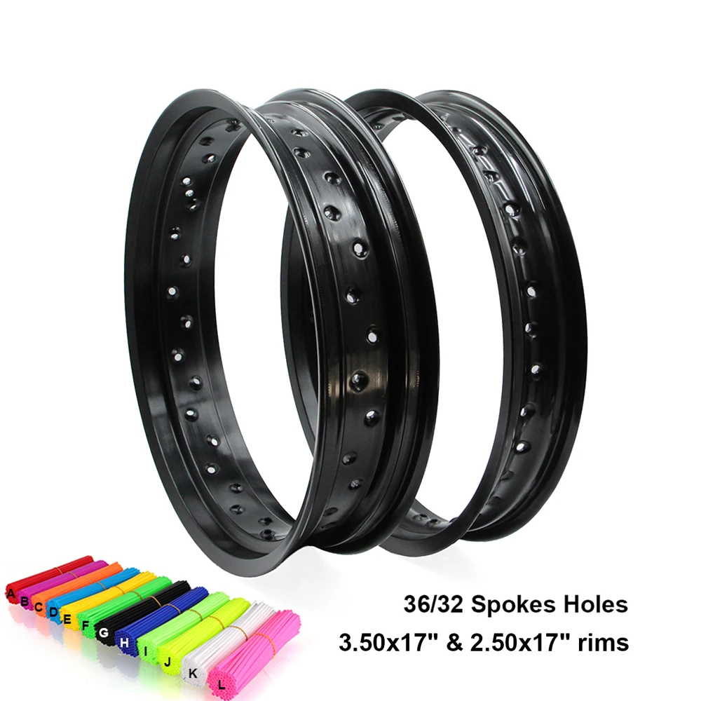 Motorcycle Dirt Bike 17 Inch Aluminum Wheel Hub Motocross Front 2.50X17
