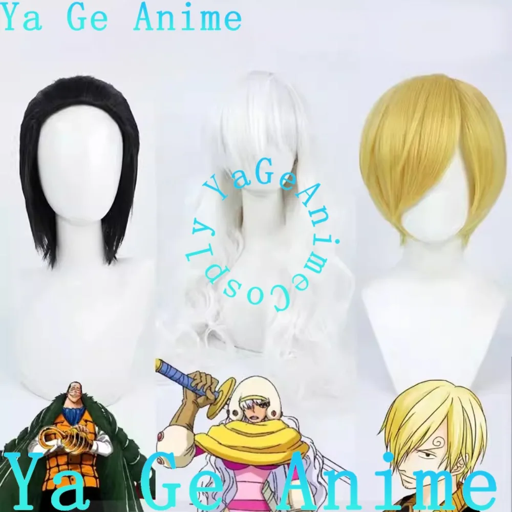 

Синтетический термостойкий парик для косплея Винсмока Санджи, Сир Крокодил, Сишибукай, из аниме и игр, для Хэллоуина, карнавала, вечеринок