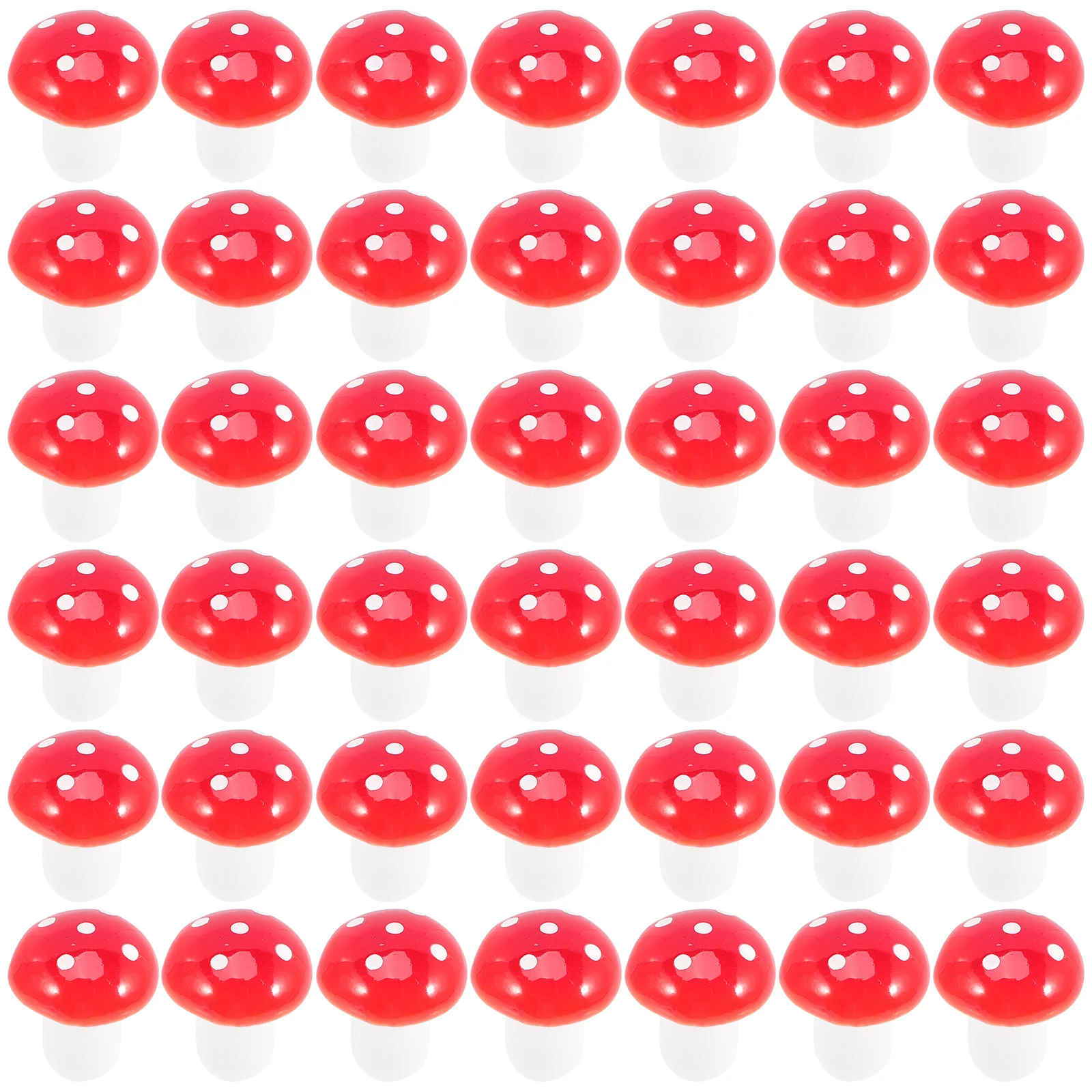 

100Pcs Miniature Mushroom Fake Mushrooms Mini Garden Accessories Cake Decor Moss Landscape Micro Landscape Mini Mushrooms