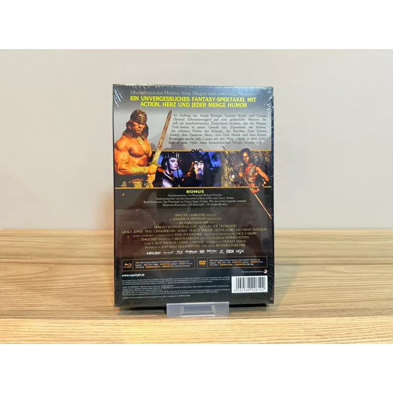 German Blu-ray Book Conan the Destroyer High Definition Movie Collection