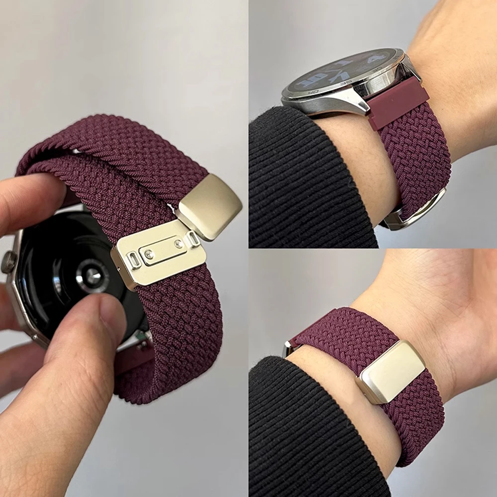 22mm braided Straps For Redmi watch 5 active/5 lite watchband belt magnetic bracelet correa for Xiaomi Redmi watch 5 active Band