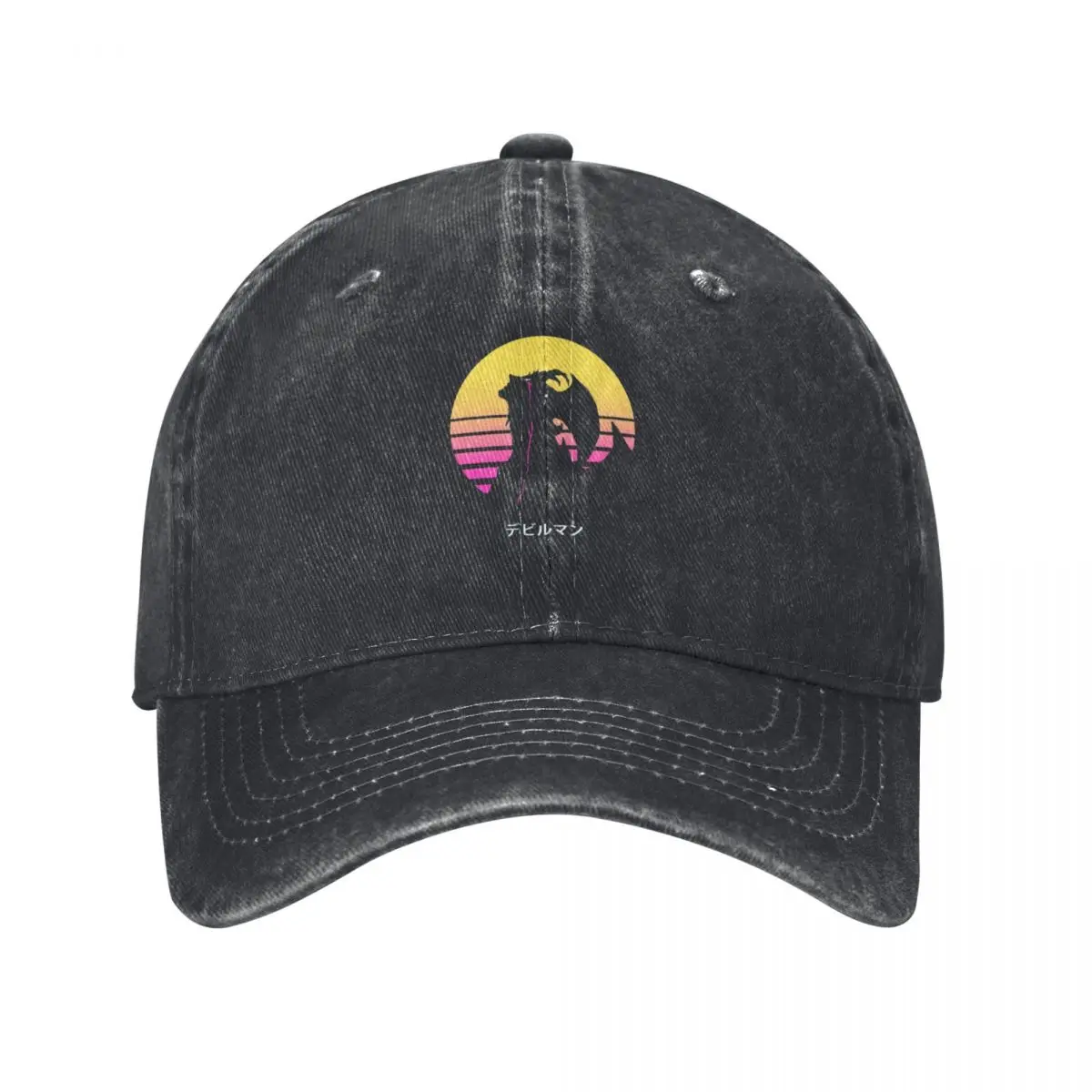 

Devilman - Akira Fudo Colorful Moon Design in all Products Baseball Cap black Designer Hat Horse Hat Girl'S Hats Men's