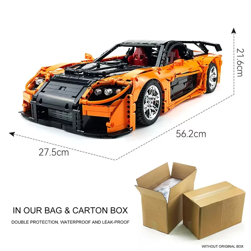 CADA 61502 MOC Technical Super Sports Car Building Blocks Speed Vehicles Bricks Assembly Puzzle Toys Christmas Gifts For Boy Kid