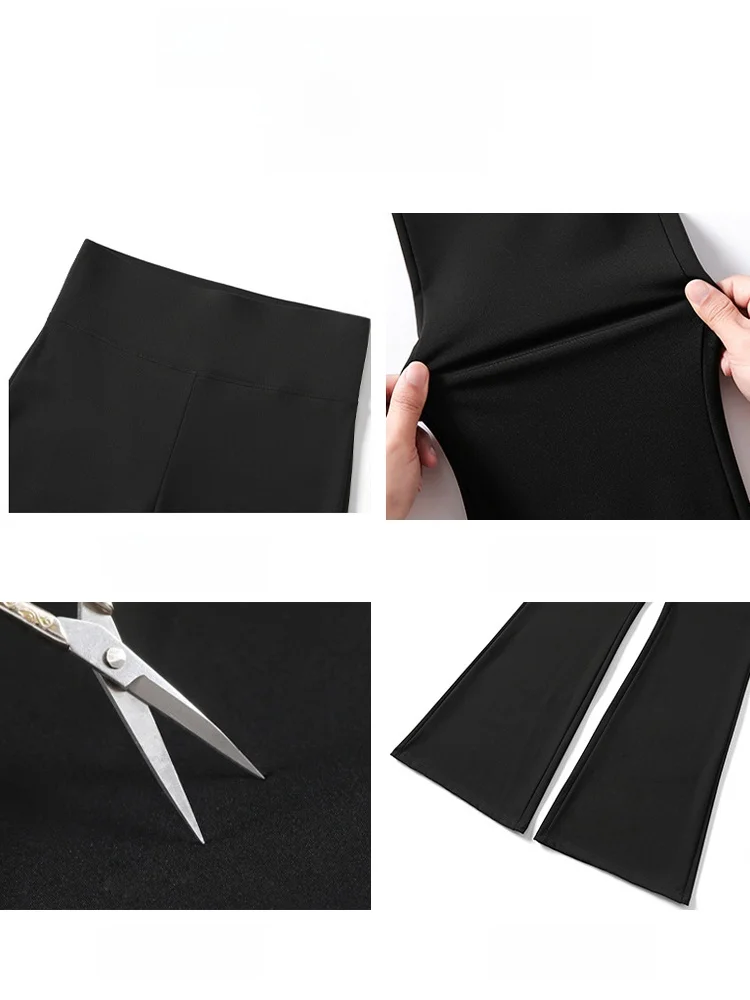 Schlankheits-Yogahose für Damen, Frühling, Sommer, 2022, hohe Taille, ausgestelltes Sport, lässig, Micro-Flare-Hose, elastisch, bequeme Passform