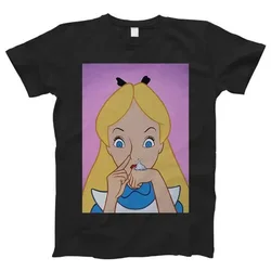 Alice Wonderland Cocain Funny Drug T SHIRT Size S-5XL