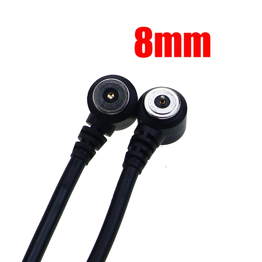 8mm 10mm Magnetic Connector Male Female Power Charging Cable Male to Female Adapter Extension Cord USB Magnetic Contacts Plug