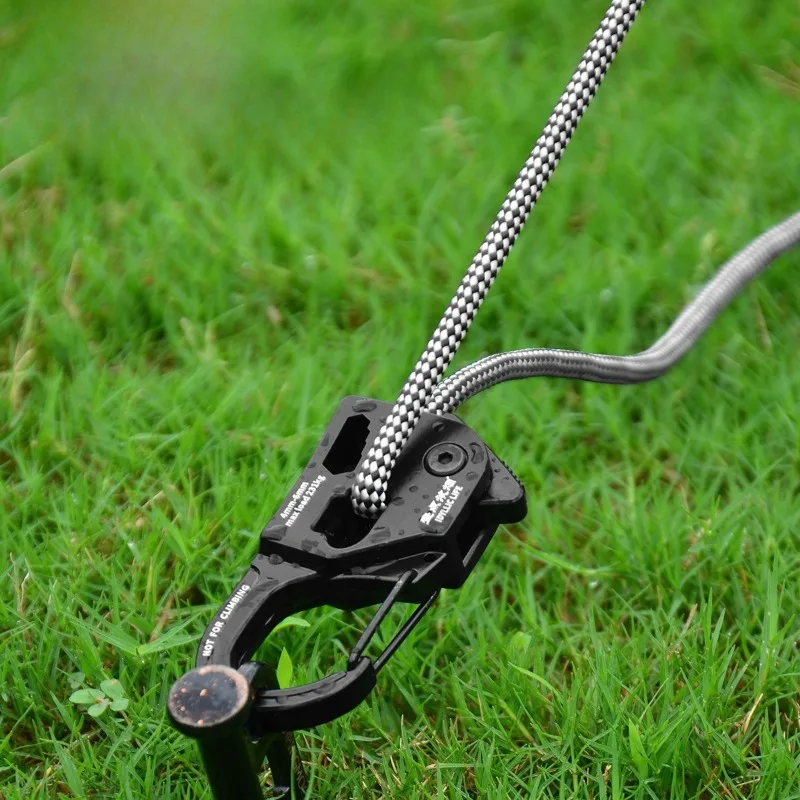 Ultralight Aluminum Alloy Tent Tensioner – Self-Locking Wind Rope Tightener for Camping, Canopy & Outdoor Stability