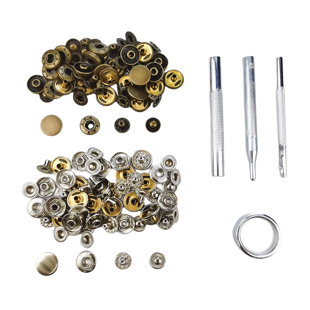 30Set 12mm MINI Druckknöpfe Nähen Knopf Druckknöpfe Nähen Leder Handwerk Kleidung Taschen Handgemachte DIY für BJD Puppe